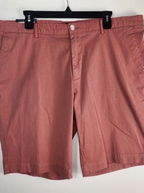 Hugo Boss Men's Shorts Size 40  (EU 56)  Slice Slim Fit Casual Dark Red  NWT 09